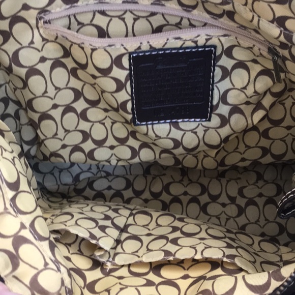 ✨e🆕BN!Coach Brown Classic Print Tote!✨ - Picture 5 of 6